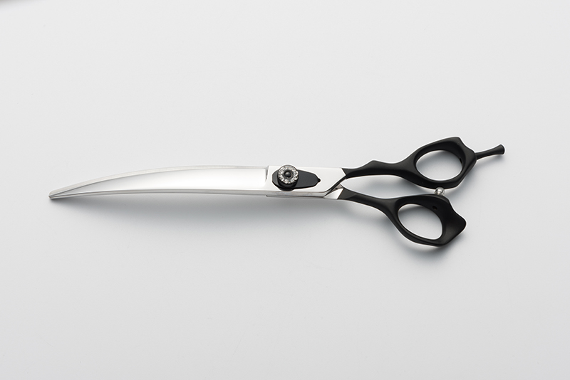 Professional Down Curved Pet Grooming Scissors (4)