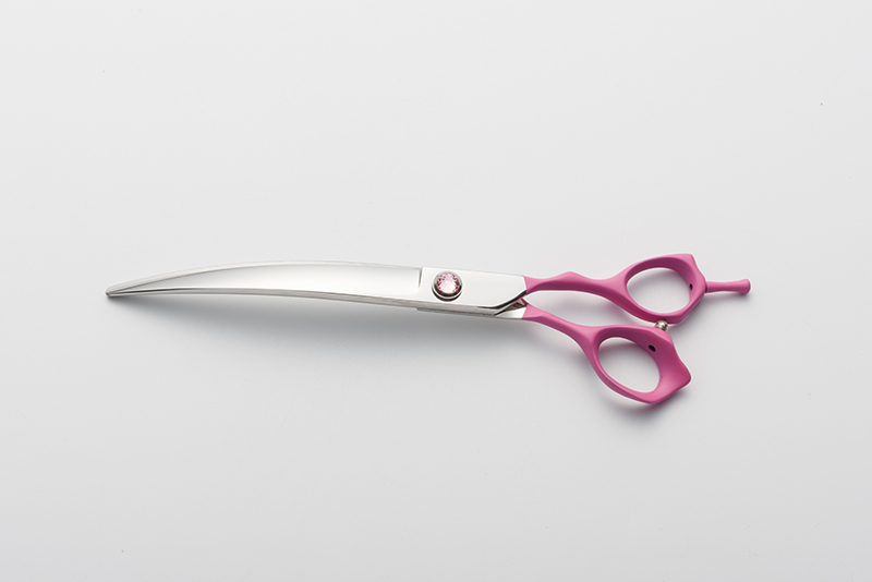 Professional Down Curved Pet Grooming Scissors2 (2)